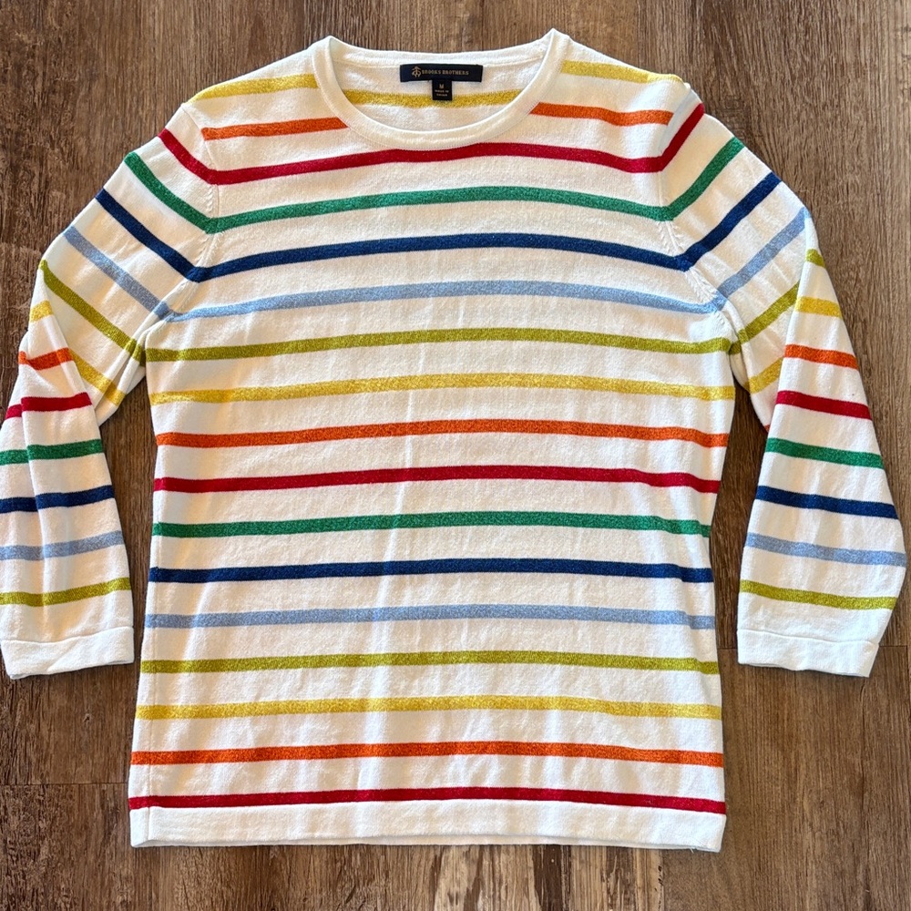 Brooks Brothers Rainbow Top